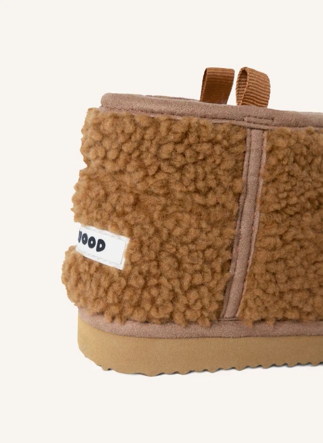 Boots Façon Sherpa Alban Ours Fibres Recyclées | Caramel