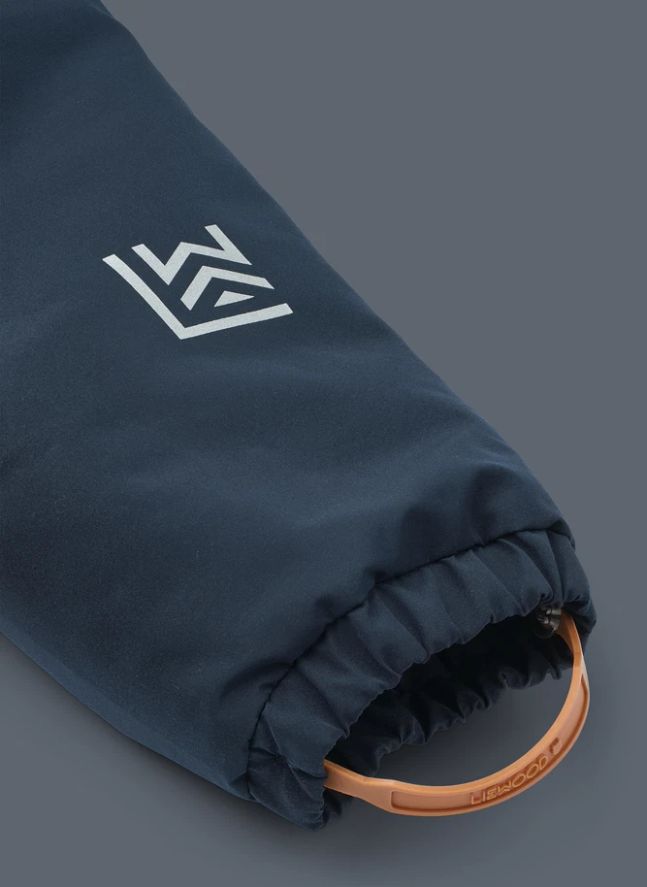 Combinaison de Ski Maddy Colorblock Fibres Recyclées | Bleu nuit