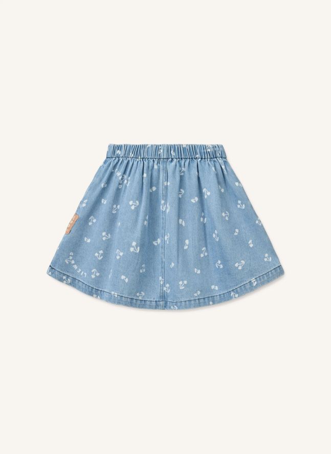 Jupe Rio Cerises Denim | Bleu
