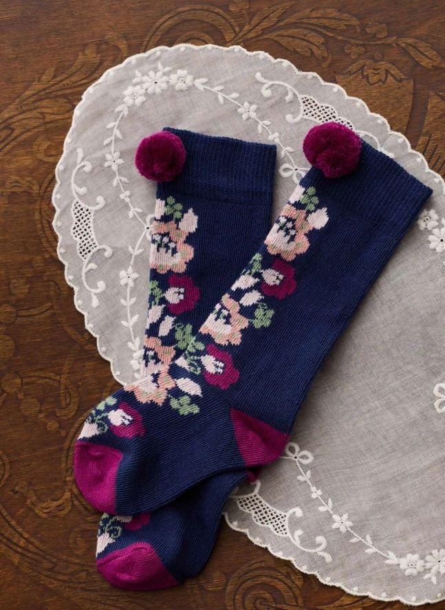 Chaussettes Chelie | Bleu foncé