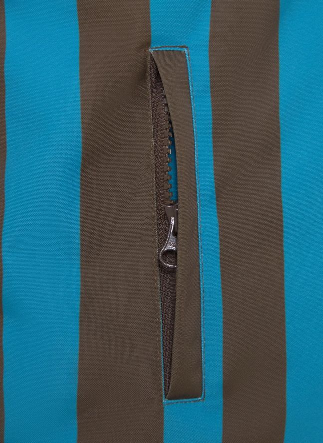 Veste de Ski Rayée | Bleu