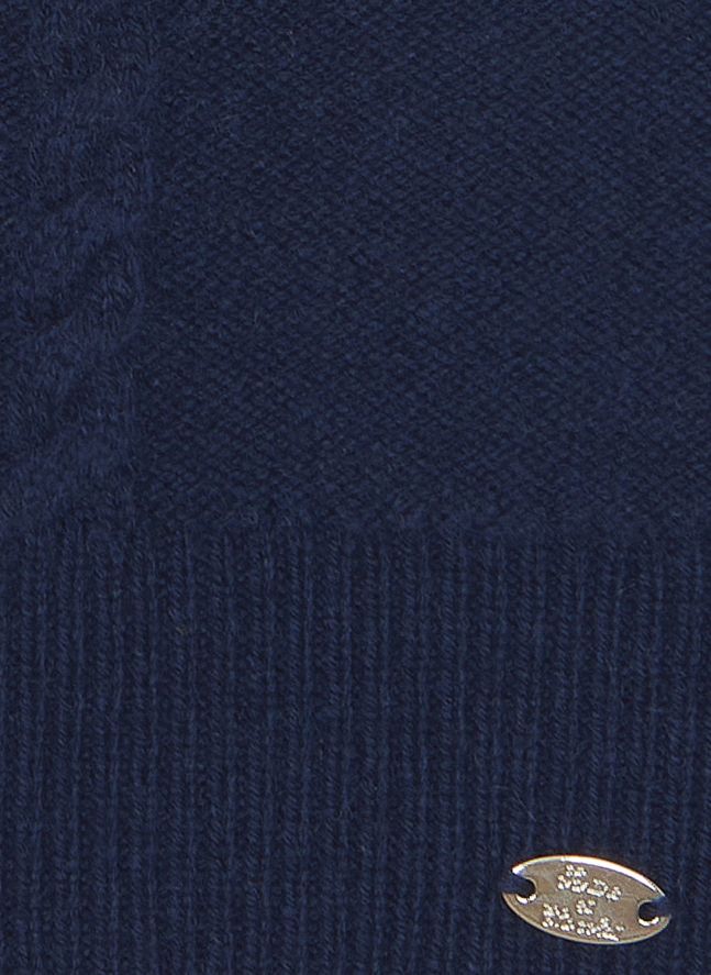 Pull Sans Manches Volants | Bleu marine