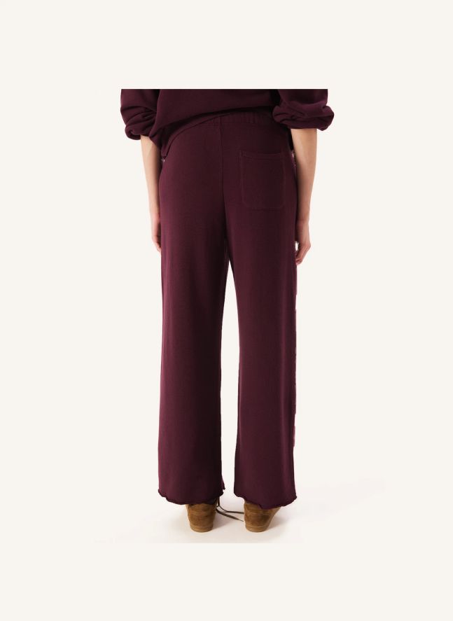 Jogger Atubay Coton | Lie de vin