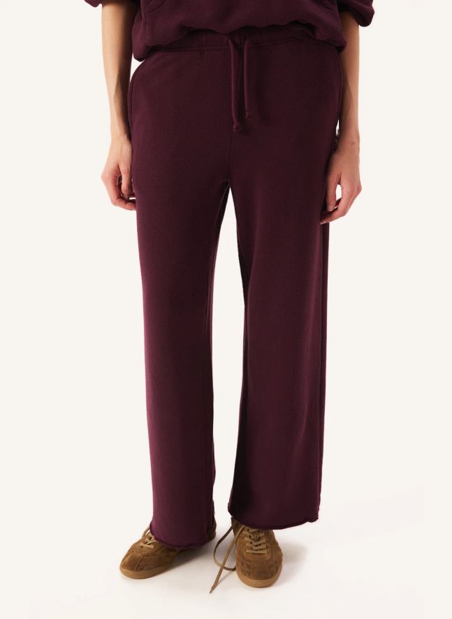 Jogger Atubay Coton | Lie de vin