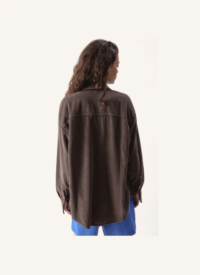 Chemise Padow Coton | Cendre