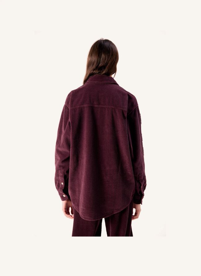 Chemise Padow Coton | Aubergine
