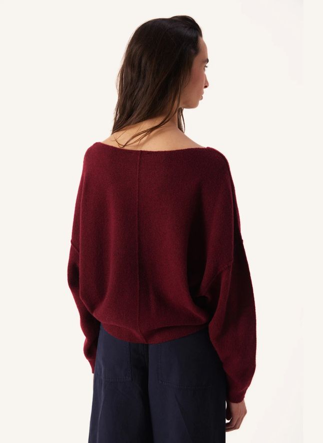 Pull Damsville Laine | Cerisier