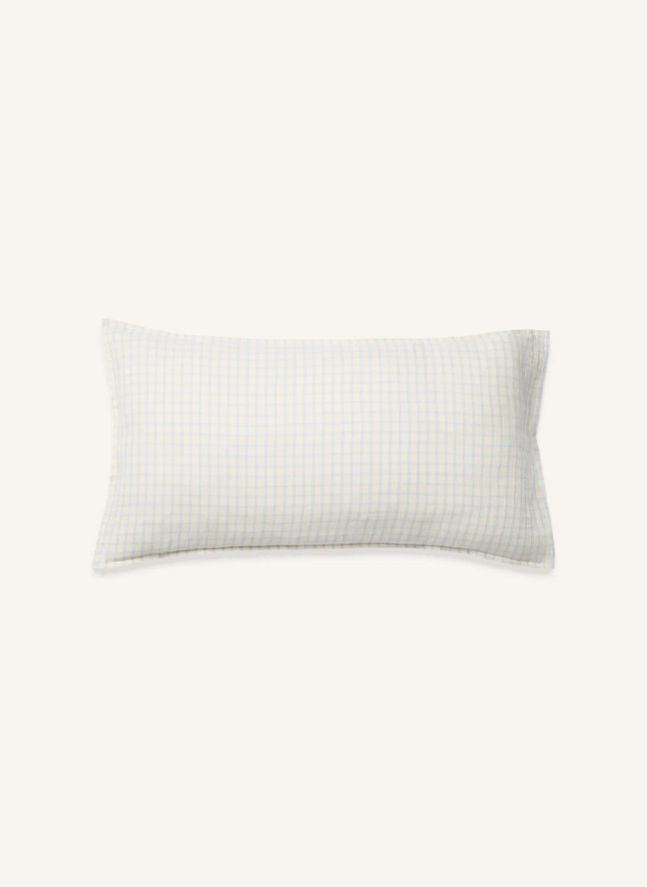 Gingham pillowcase