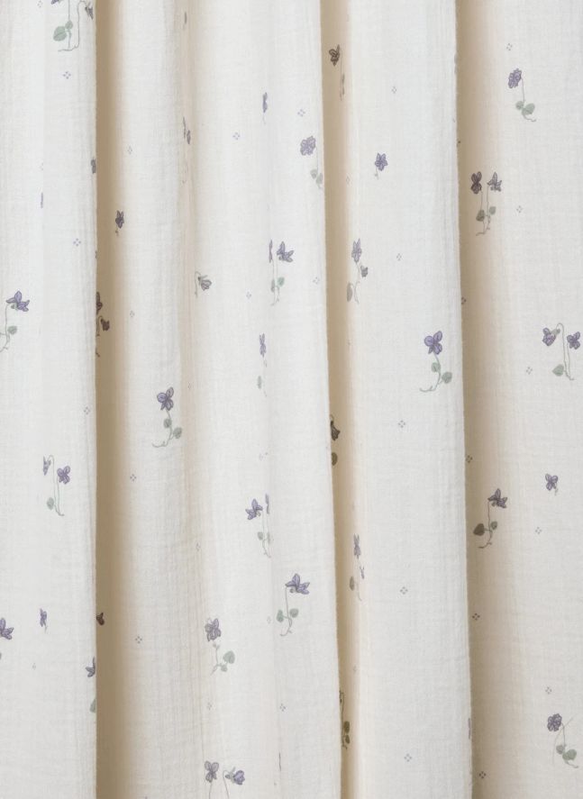Rideau en mousseline Viola - Set de 2