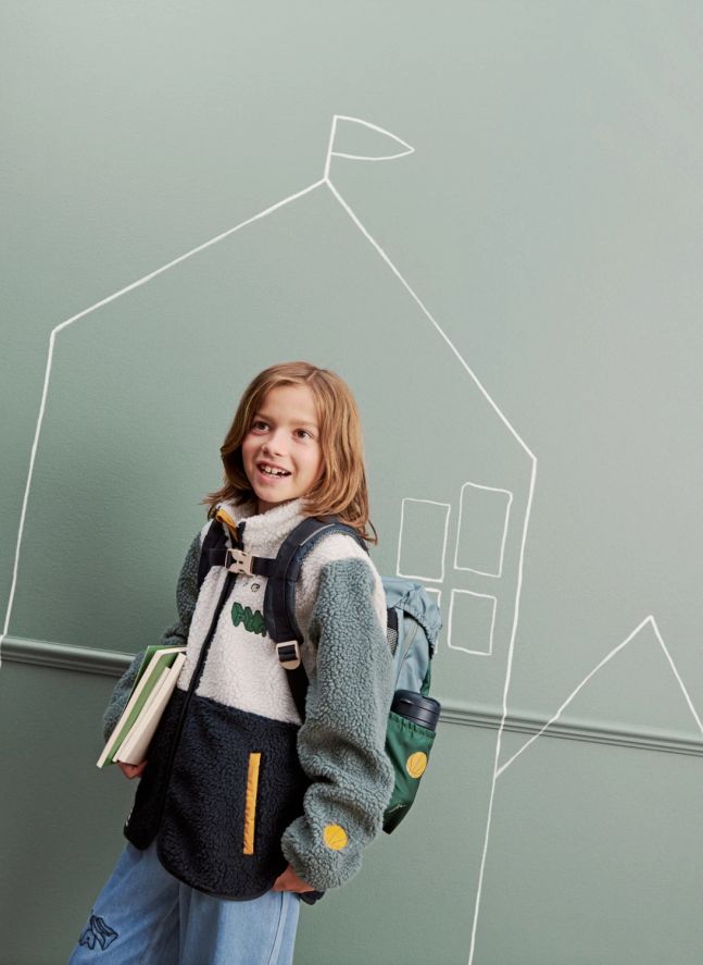 Veste Façon Sherpa Nolan Play Fibres Recyclées | Vert