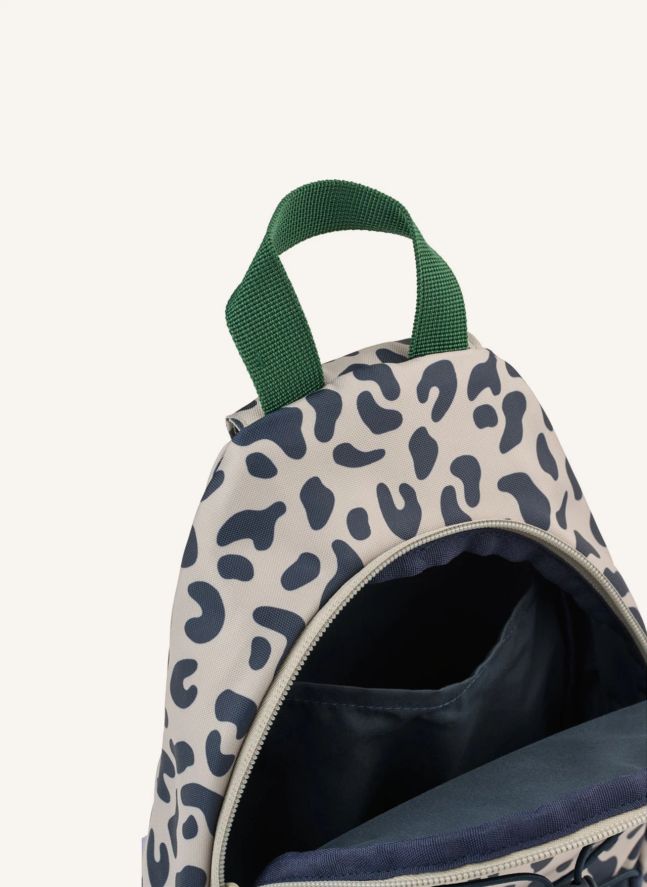 Sac à Dos Phoenix Léopard Fibres Recyclées | Beige
