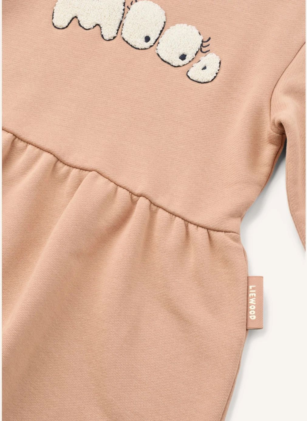 Robe Sweat Lia Mood Coton Bio | Rose- Image produit n°1