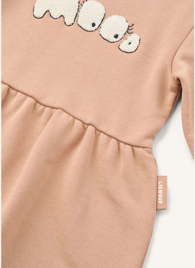 Robe Sweat Lia Mood Coton Bio | Rose