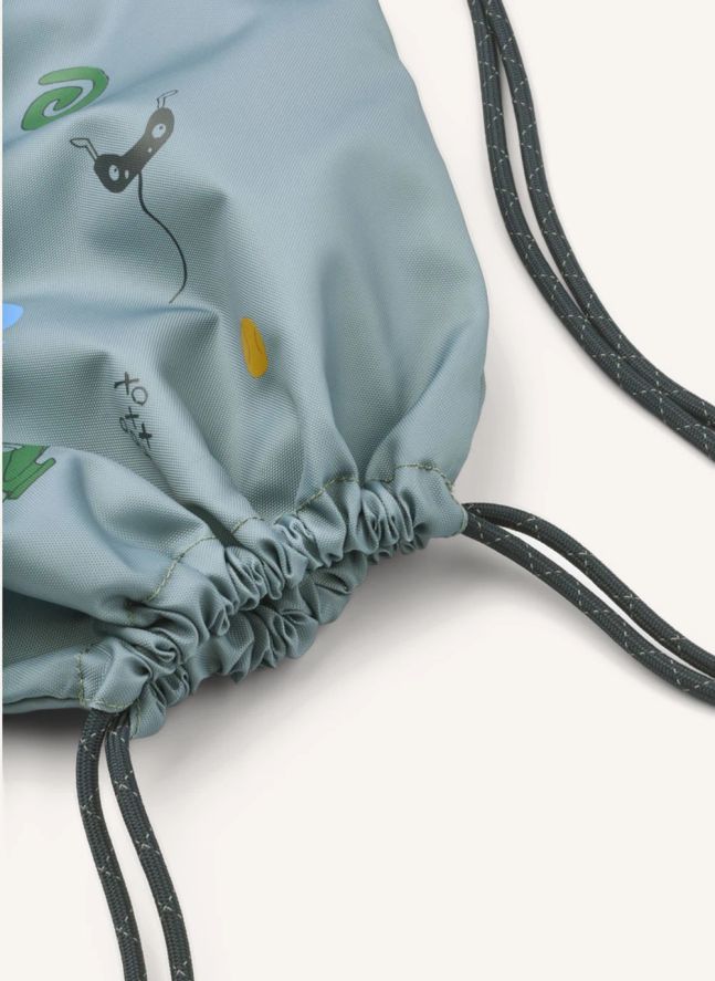 Sac de Gym Danella Play Fibres Recyclées | Bleu Vert