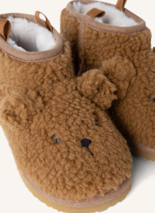 Boots Façon Sherpa Alban Ours Fibres Recyclées | Caramel