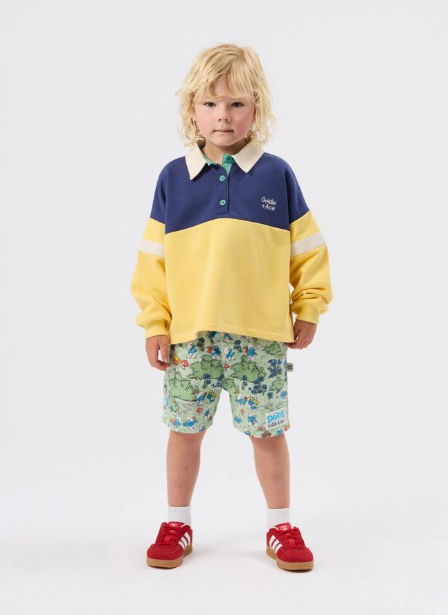 Polo - Goldie + Ace x Schtroumpfs | Jaune