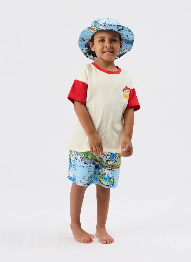 Short de Bain - Goldie + Ace x Schtroumpfs | Bleu