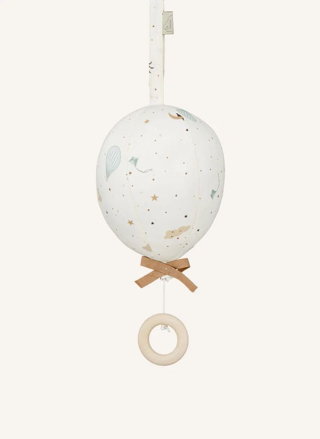 Mobile musical montgolfière Dreamland en coton bio