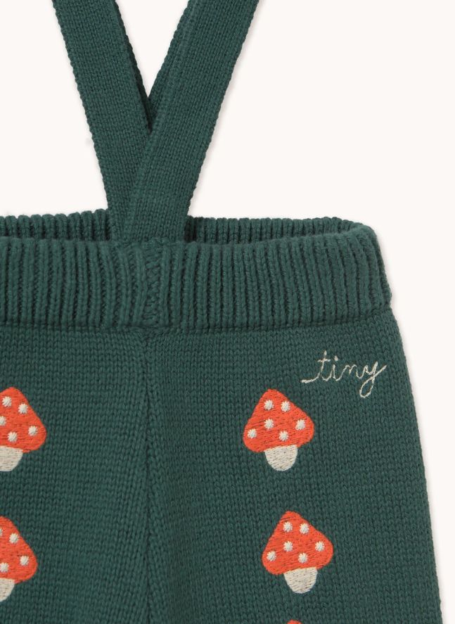 Pantalon Maille Champignons | Vert