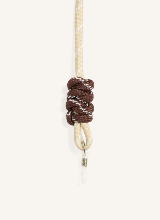 Cordon de Lunettes avec Bloqueur | Beige
