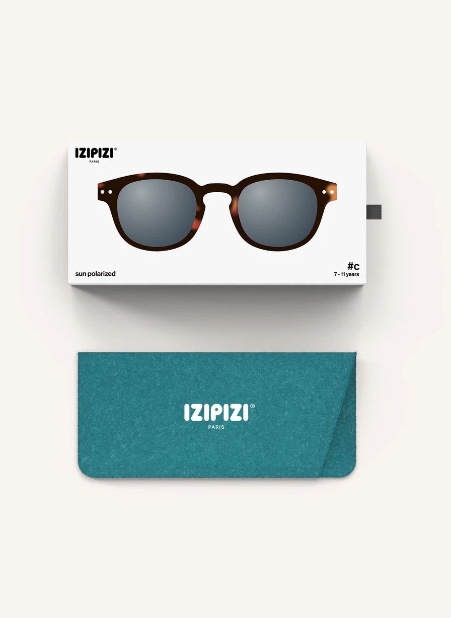 Lunettes de Soleil #C Junior Tortoise | Brun- Image produit n°5