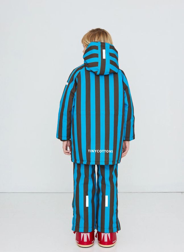 Veste de Ski Rayée | Bleu