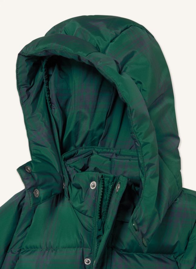 Doudoune Tartan | Vert