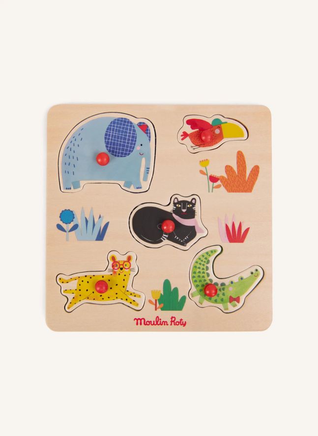Puzzle encastrable animaux - Les Toupitis