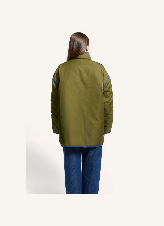 Veste Réversible Warmup | Vert olive