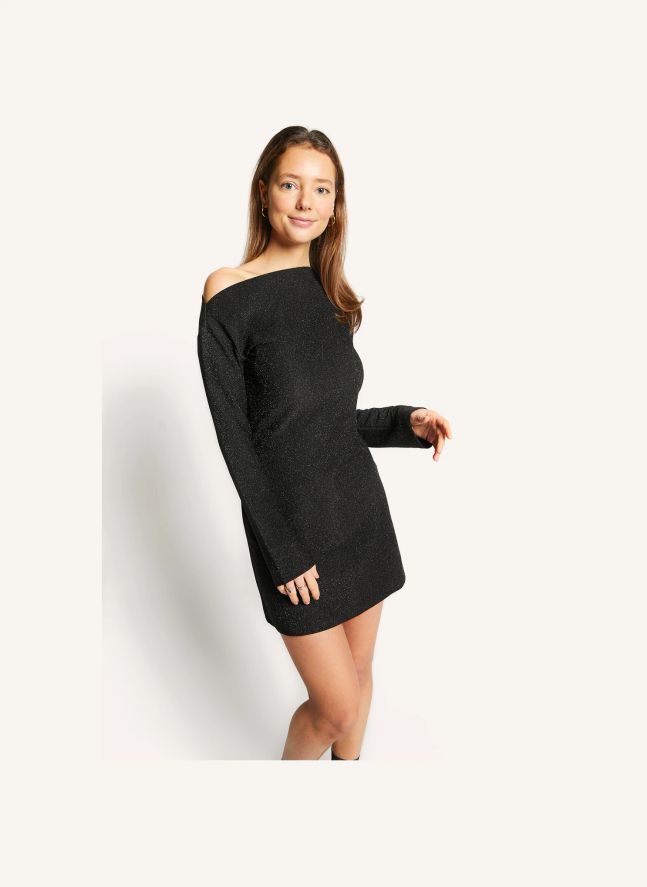 Robe Asymétrique Wrap | Noir
