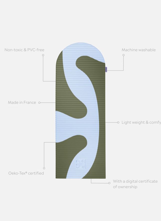 Tapis d'exercice Archy | Kaki