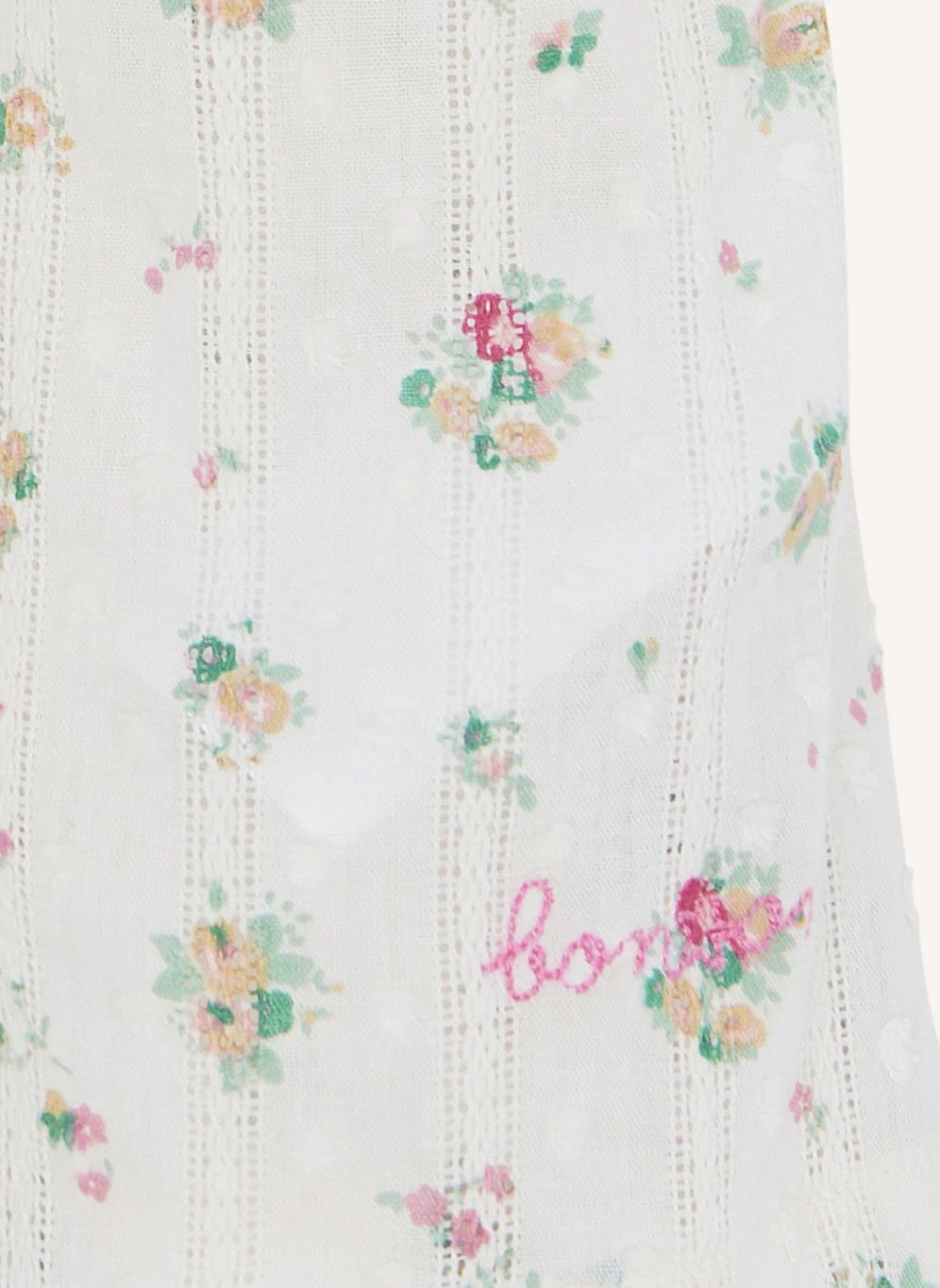 Chemise Col Claudine Lorelei Bouquets | Ecru- Image produit n°3