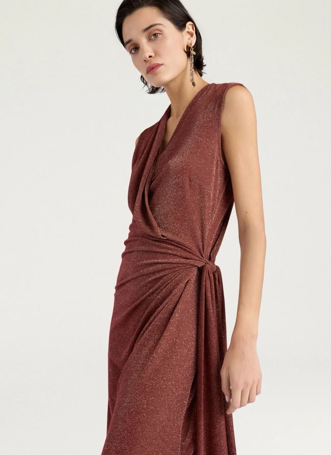 Robe Roca Irrisé | Rouge