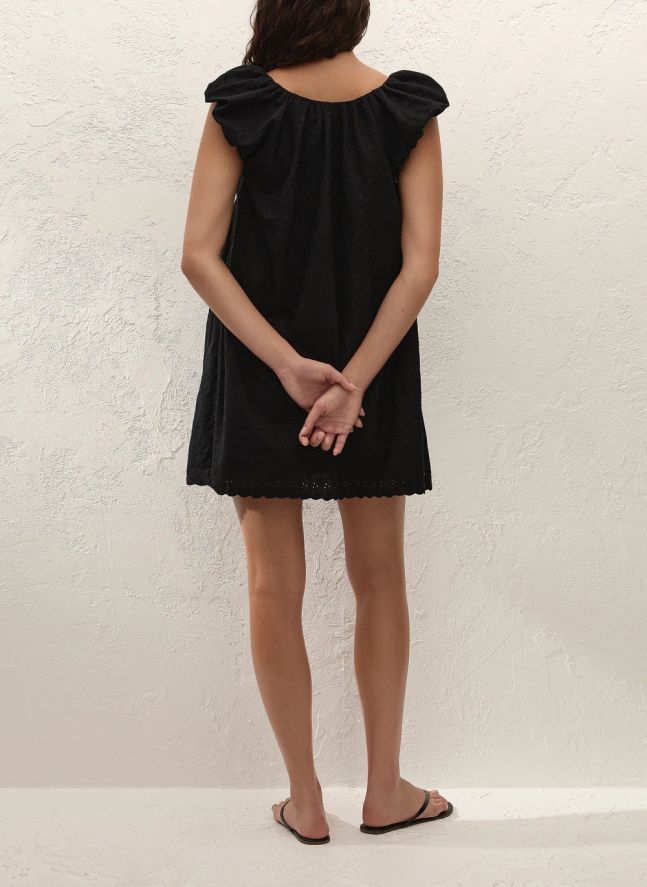 Robe Clementina Coton | Noir