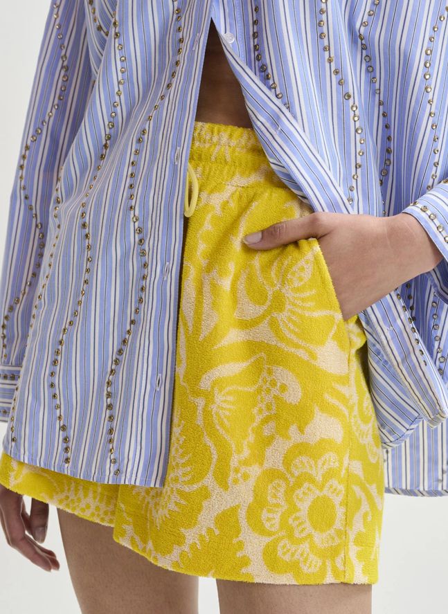 Short Jorton Eponge | Jaune citron