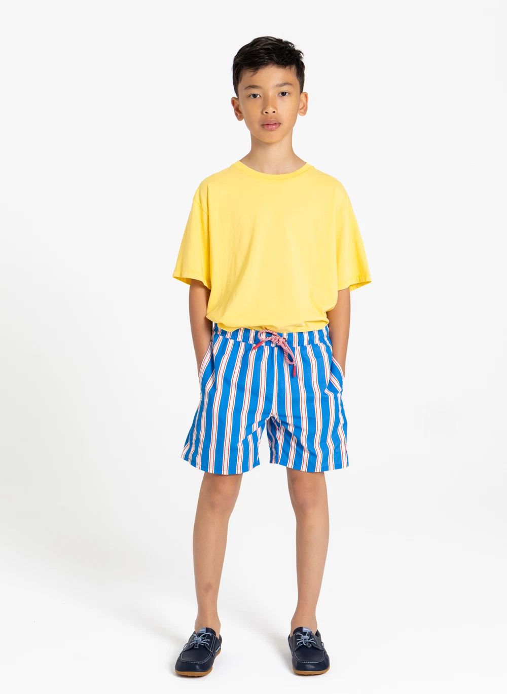 Short de Bain Archie Rayé | Bleu électrique- Image produit n°5