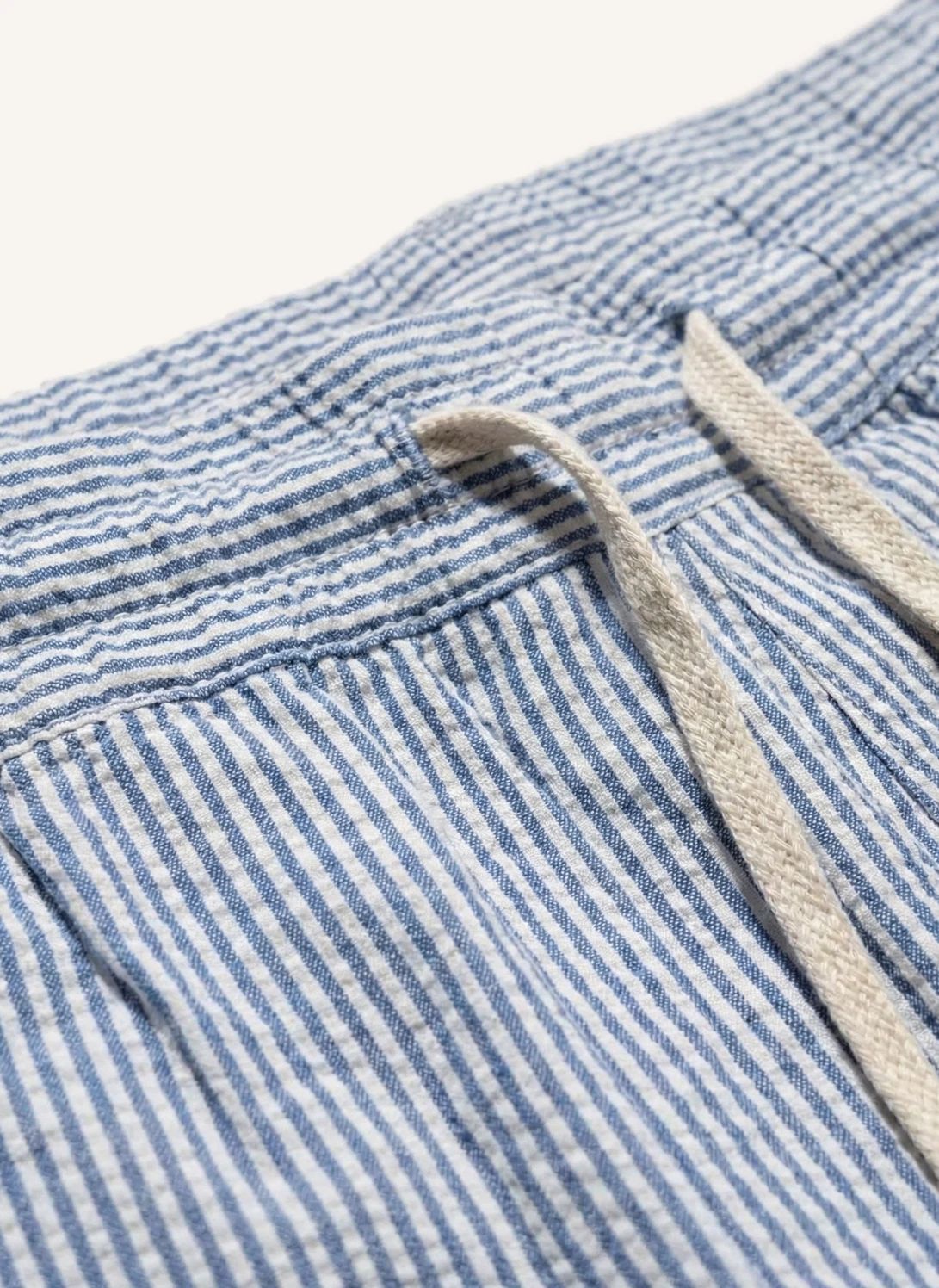 Short Ample Tom Rayé | Bleu roi- Image produit n°4