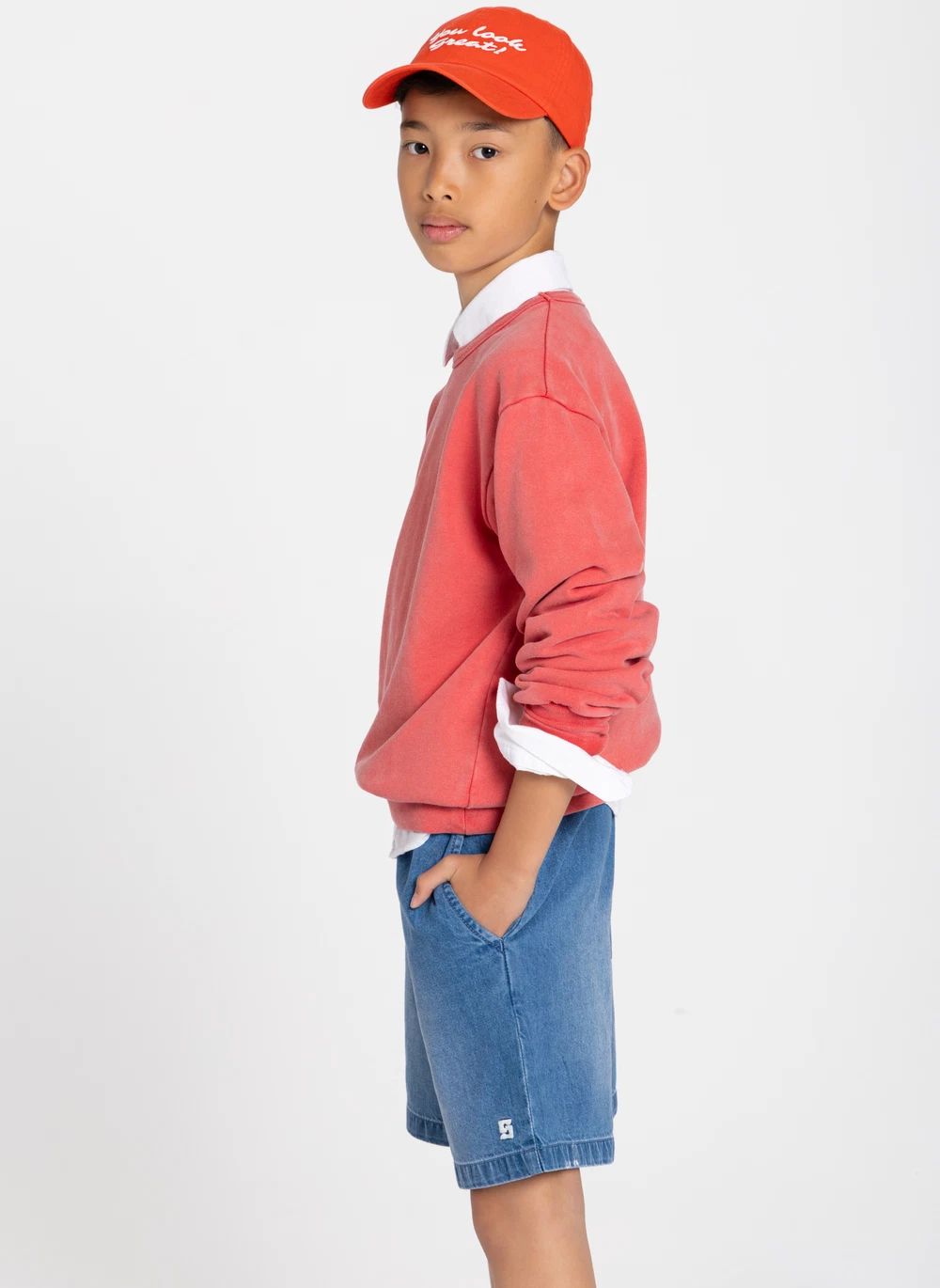 Short Denim Ample Tom | Bleu- Image produit n°5