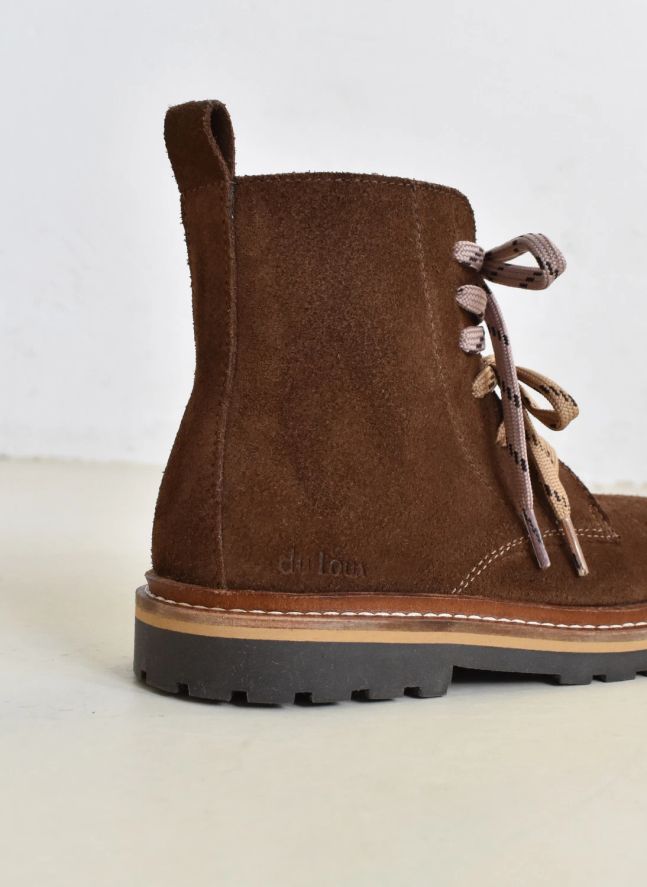 Boots Lace Charly Suede | Brown