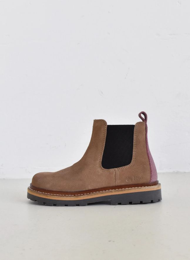 Boots Louis Suède | Beige
