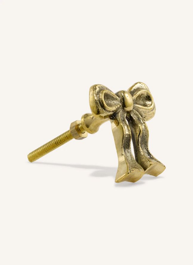 Picaporte de latón Bowie Bow | Dorado
