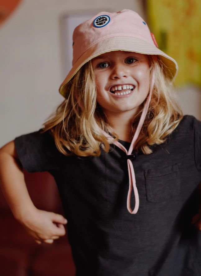 Bob Cordon Ajustable Mini Coton Bio | Rose pâle