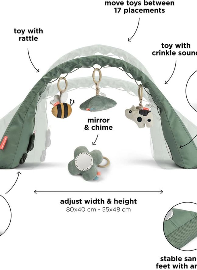 Arco de actividades de Tiny Farm | Verde