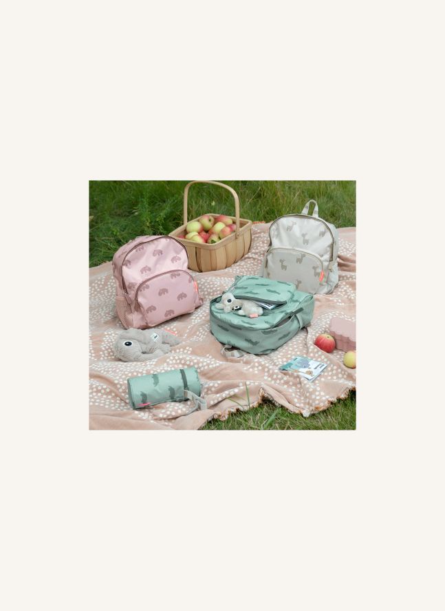 Croco backpack | Sage