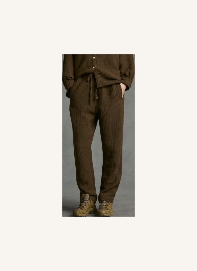 Pantalon Jabiru Gaze de Coton | Marron