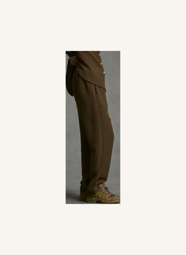 Pantalon Jabiru Gaze de Coton | Marron