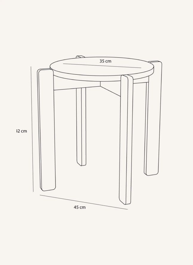 Tabouret Always | Orange