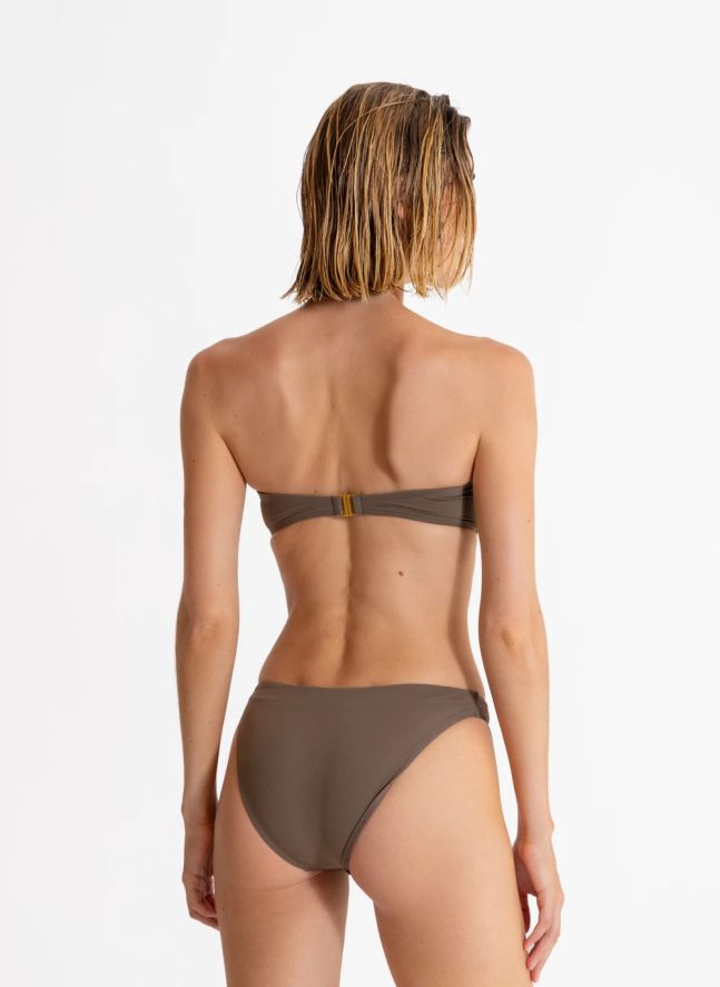Haut de Maillot Brooke | Marron glacé