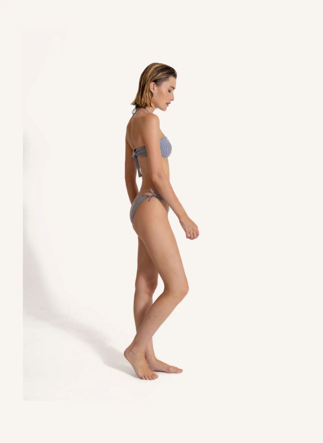 Haut de Maillot Abbie Rayé | Bleu marine