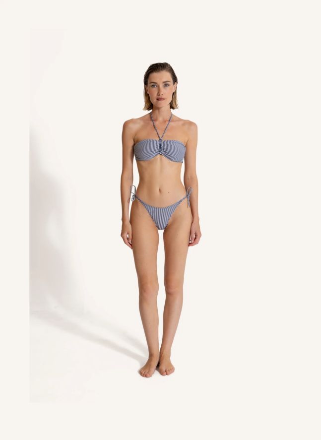 Haut de Maillot Abbie Rayé | Bleu marine